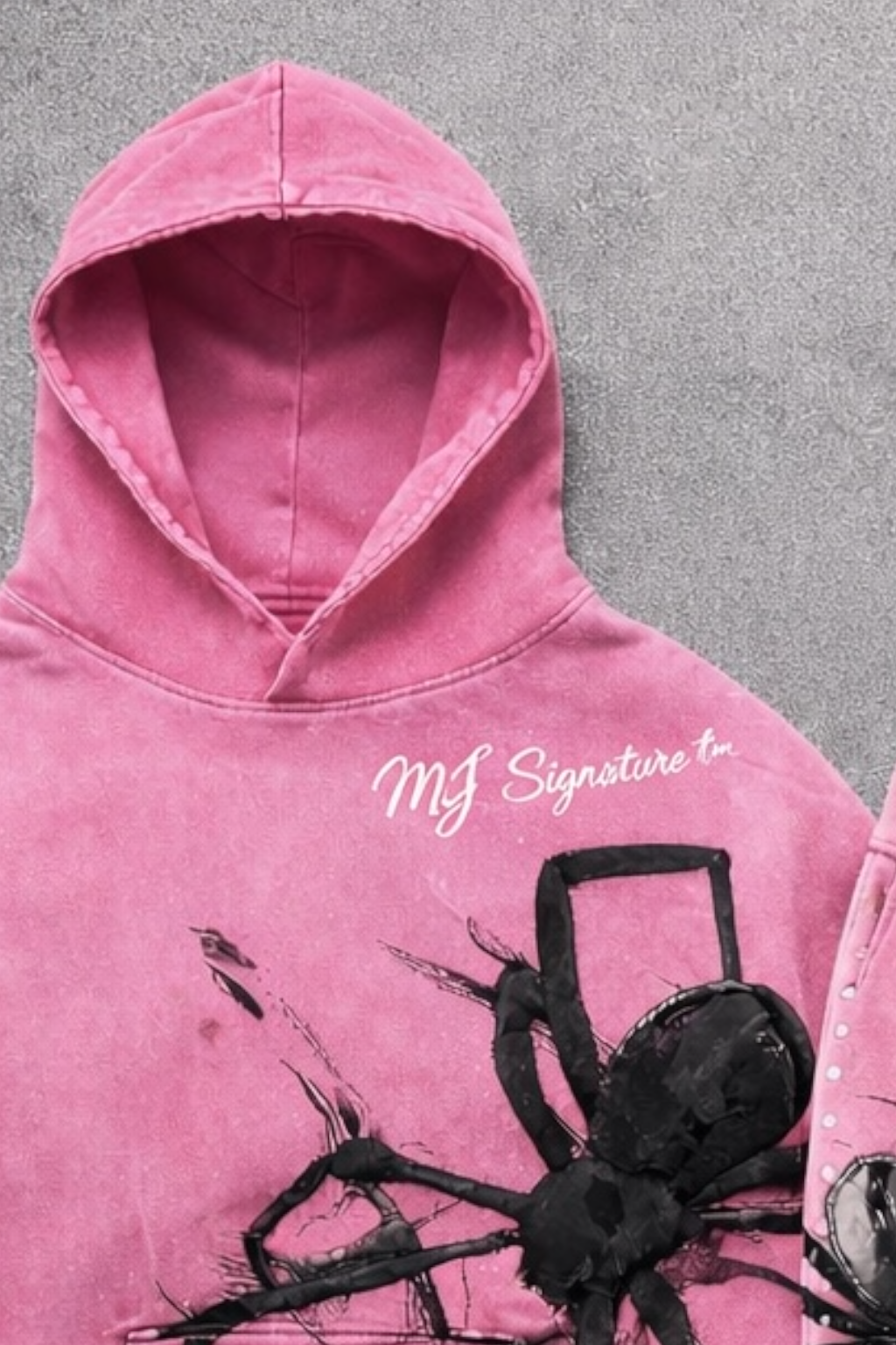 MJ Signature™ Pink Spider Hoodie & Flared Jogger Set.