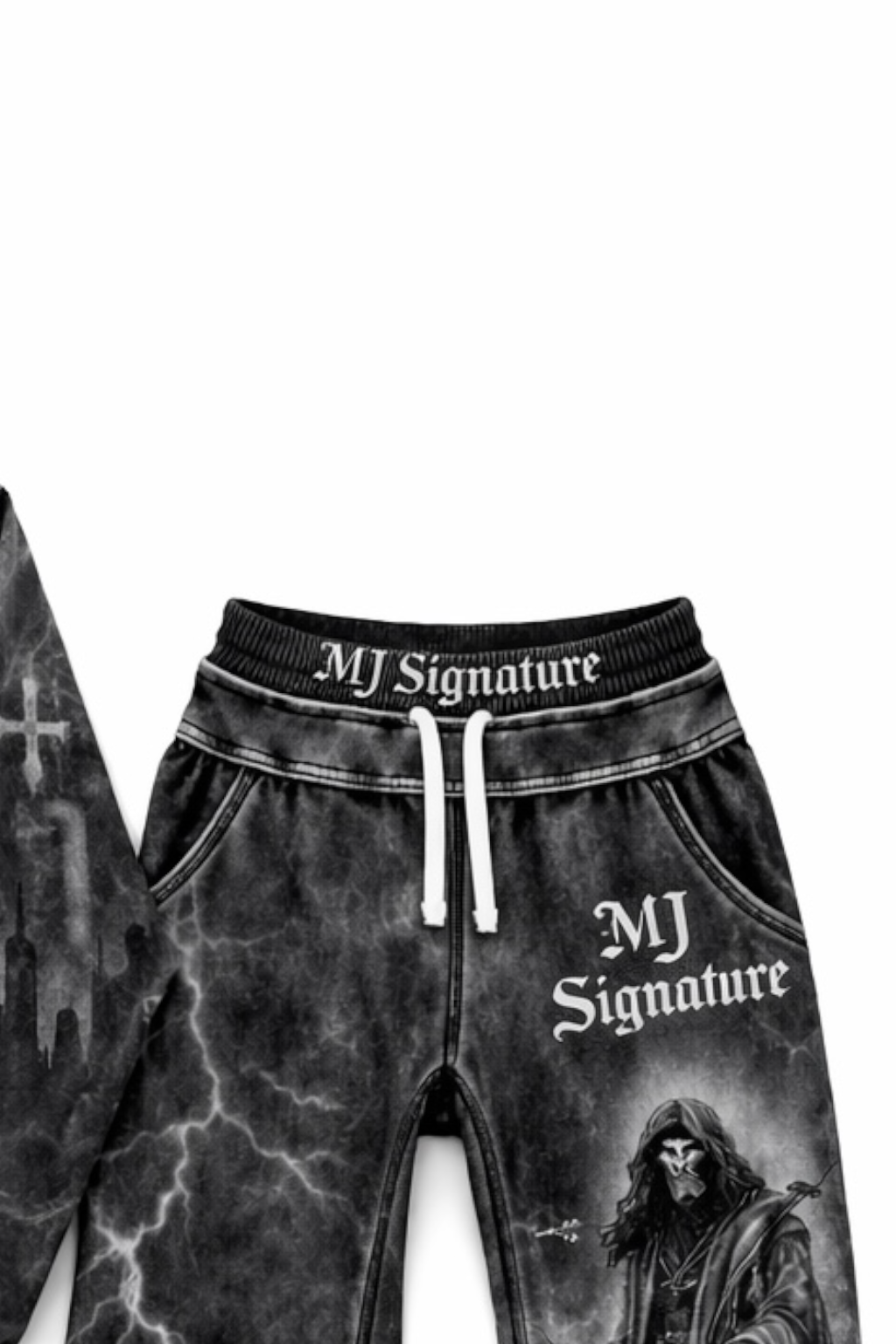 MJ Signature™ “Till Death” Gothic Tracksuit Set.
