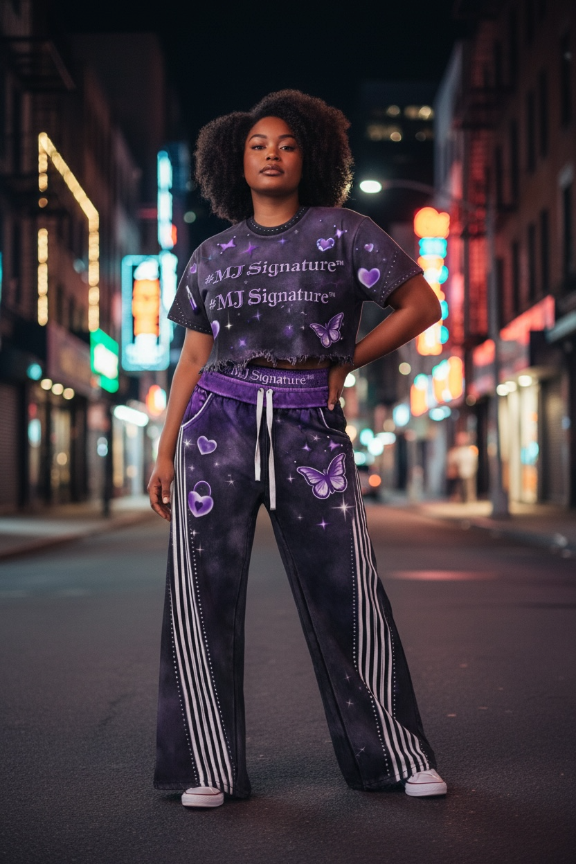 MJ Signature™ Chrome Purple Love Flare Set/Female.