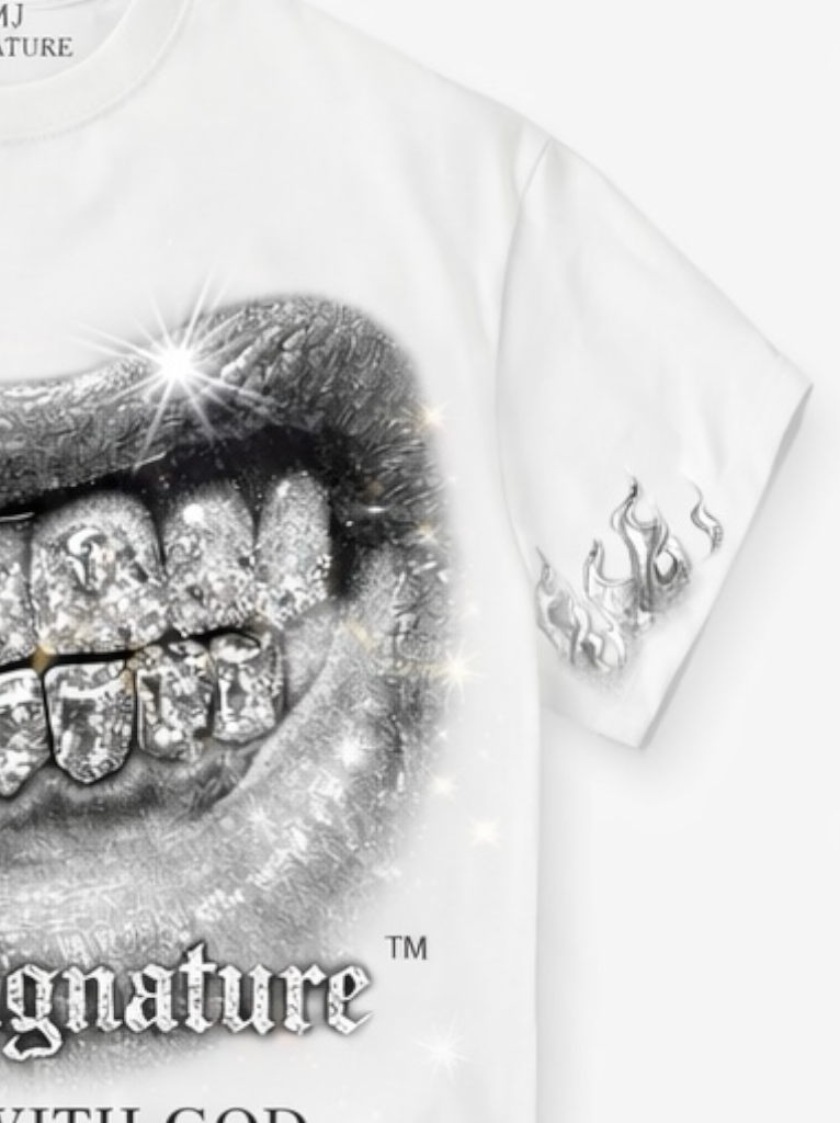 MJ Signature “Walk With God” Graphic T-Shirt – White (Hype Street Edition).