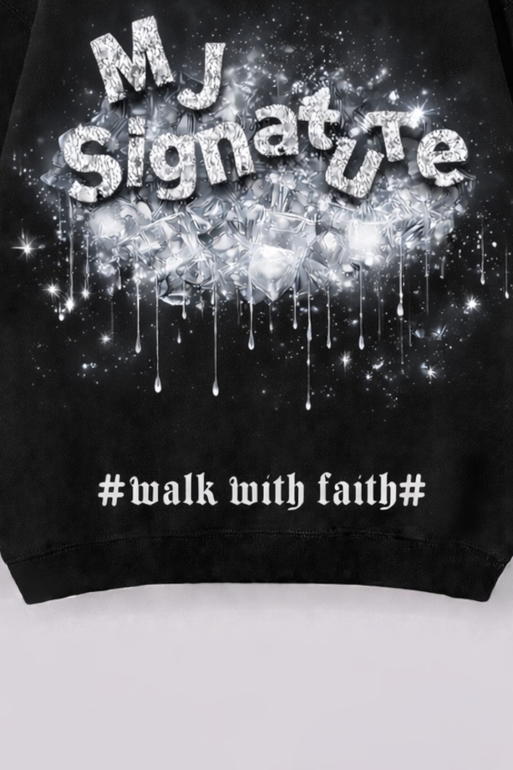 MJ Signature “Walk With Faith” Hoodie.