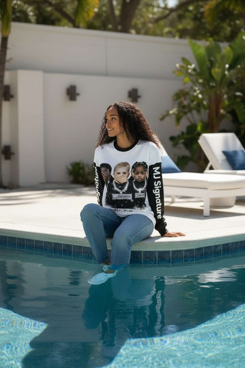 MJ Signature™ “No Evil” Long-Sleeve Tee.