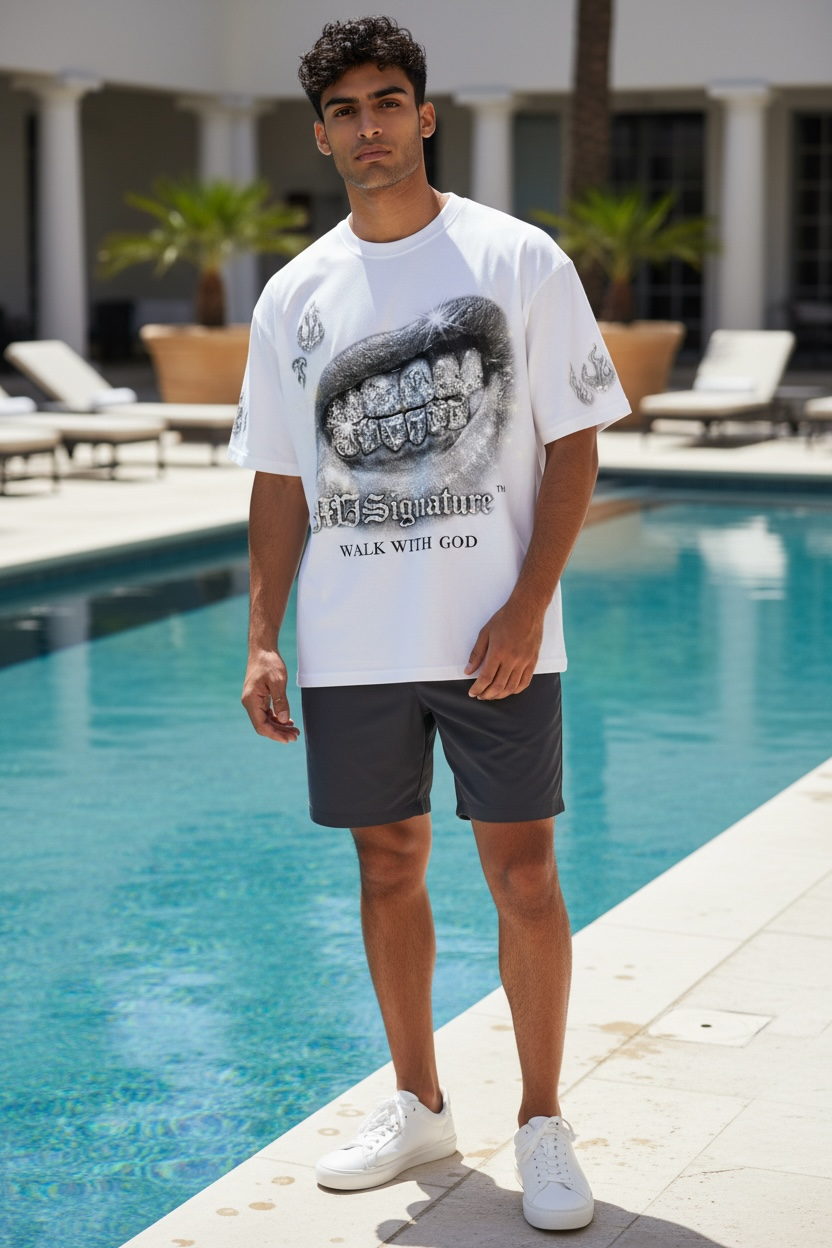MJ Signature “Walk With God” Graphic T-Shirt – White (Hype Street Edition).