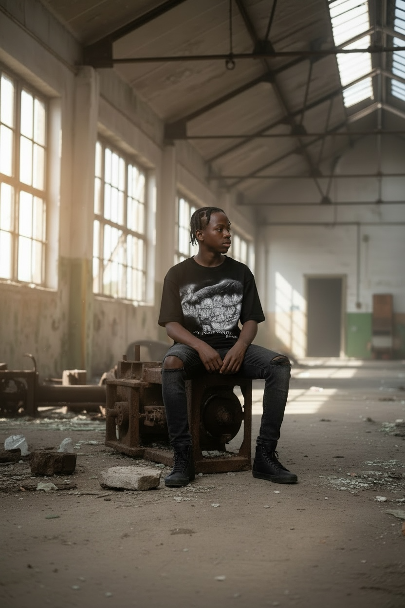MJ Signature “Walk With God” Graphic T-Shirt – Black (Luxury Edition).