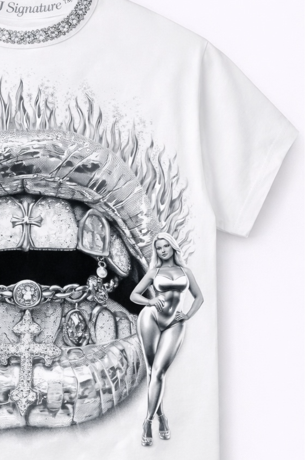 MJ Signature™ Chrome Luxe Graphic T-Shirt.