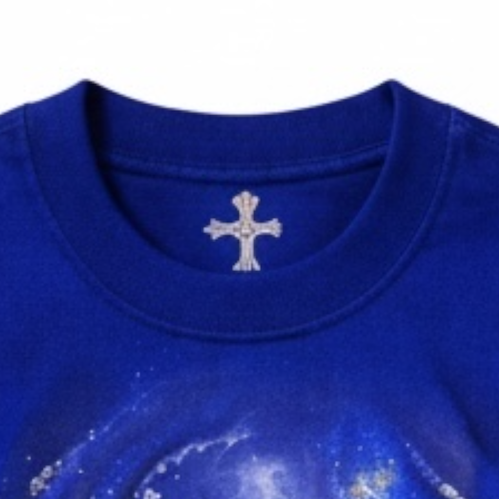 Royal Veil Cross Graphic T-Shirt