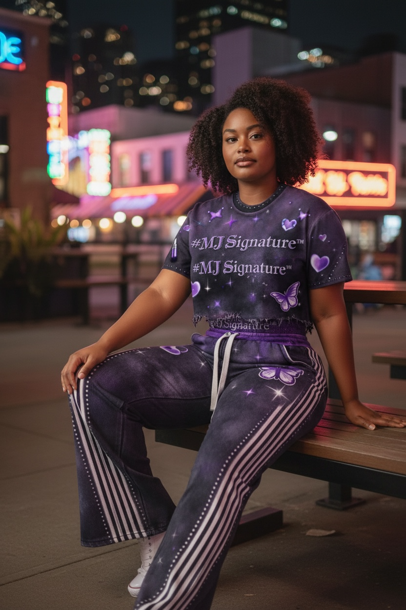 MJ Signature™ Chrome Purple Love Flare Set/Female.