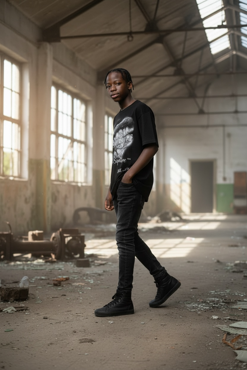 MJ Signature “Walk With God” Graphic T-Shirt – Black (Luxury Edition).