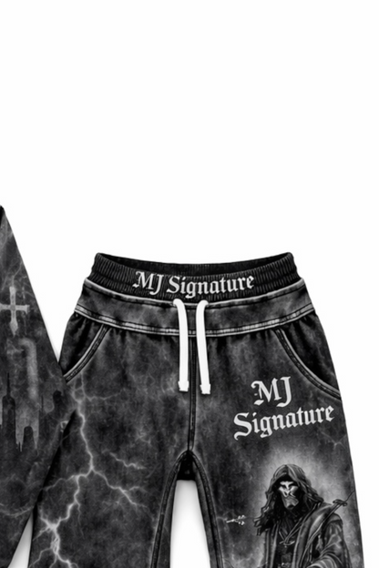 MJ Signature™ “Till Death” Gothic Tracksuit Set.