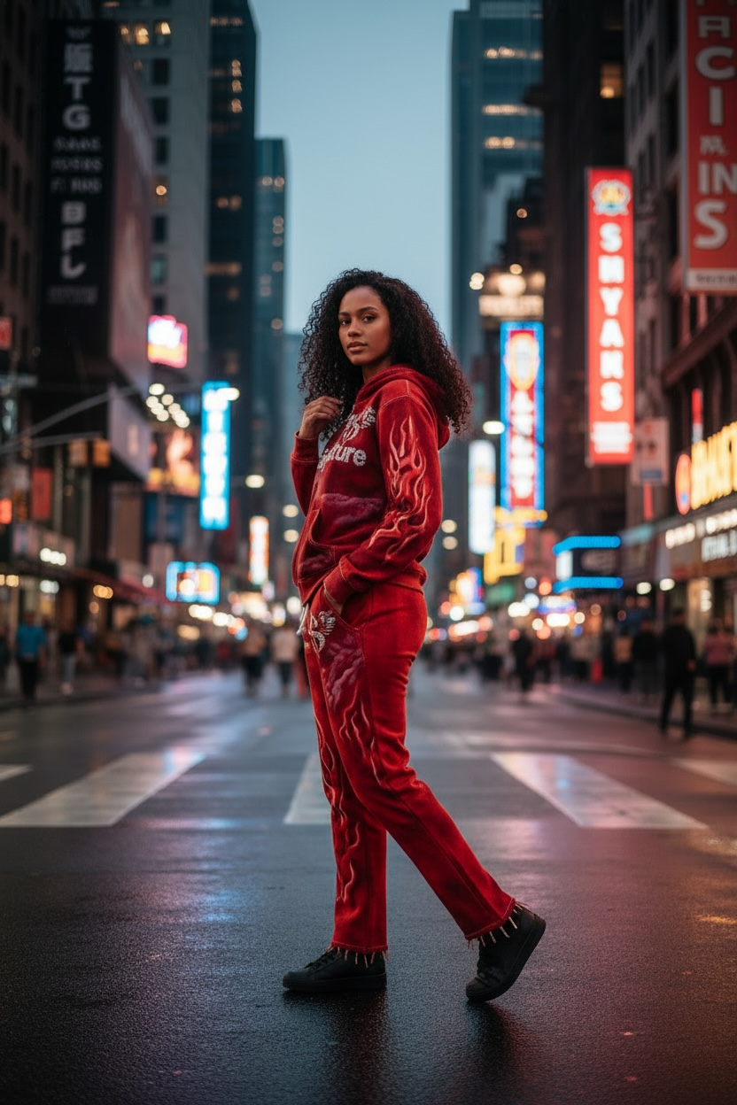 MJ Signature™ Inferno Tracksuit – Red.