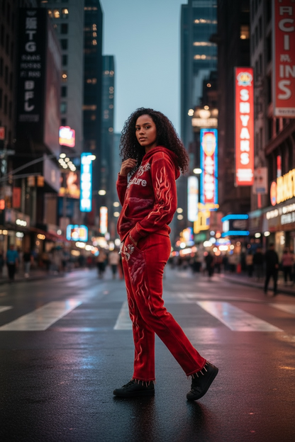 MJ Signature™ Inferno Tracksuit – Red.