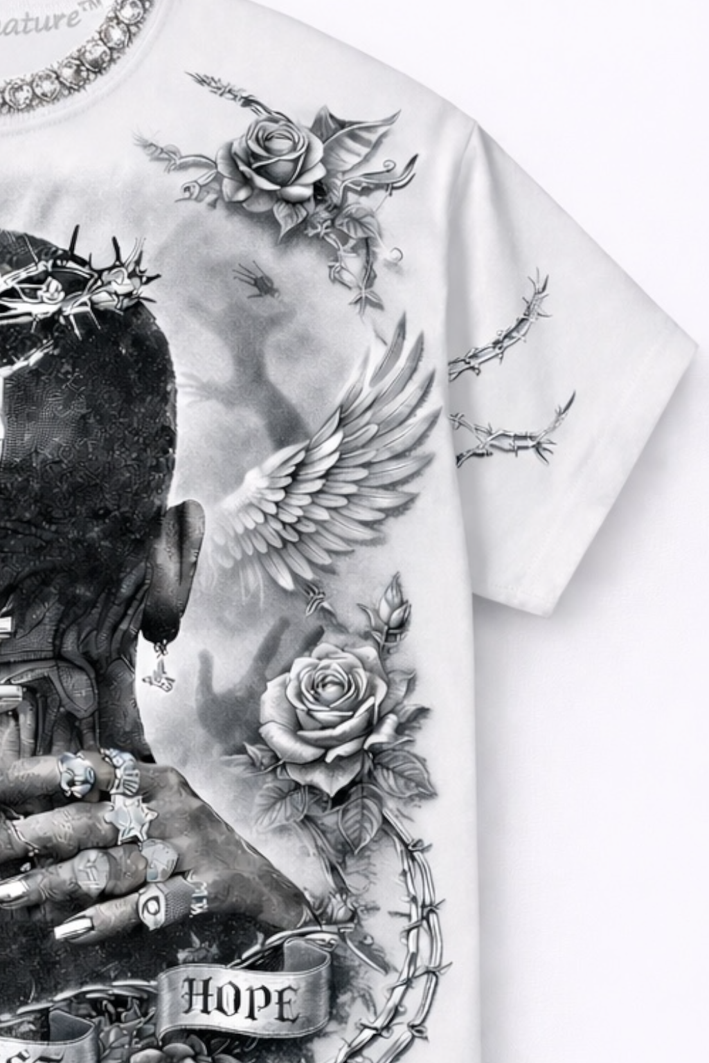 MJ Signature™ “Faith • Trust • Hope” Graphic T-Shirt.