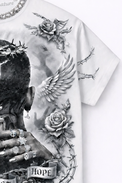 MJ Signature™ “Faith • Trust • Hope” Graphic T-Shirt.