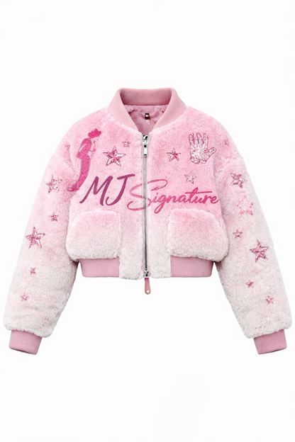 Faux Fur Jacket – Pink