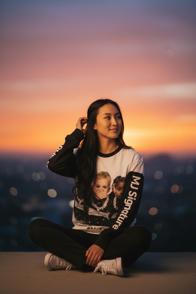 MJ Signature™ “No Evil” Long-Sleeve Tee.