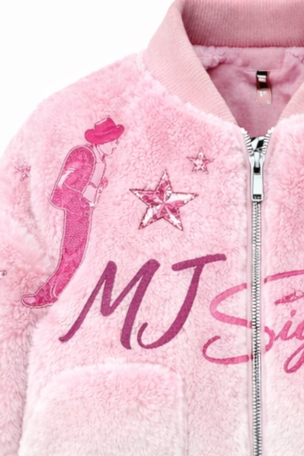 Faux Fur Jacket – Pink