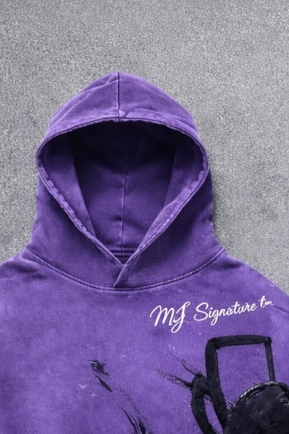 MJ Signature™ Purple Spider Hoodie &amp; Flared Jogger Set.