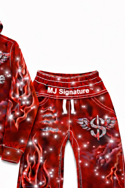 MJ Signature™ Inferno Tracksuit – Red.