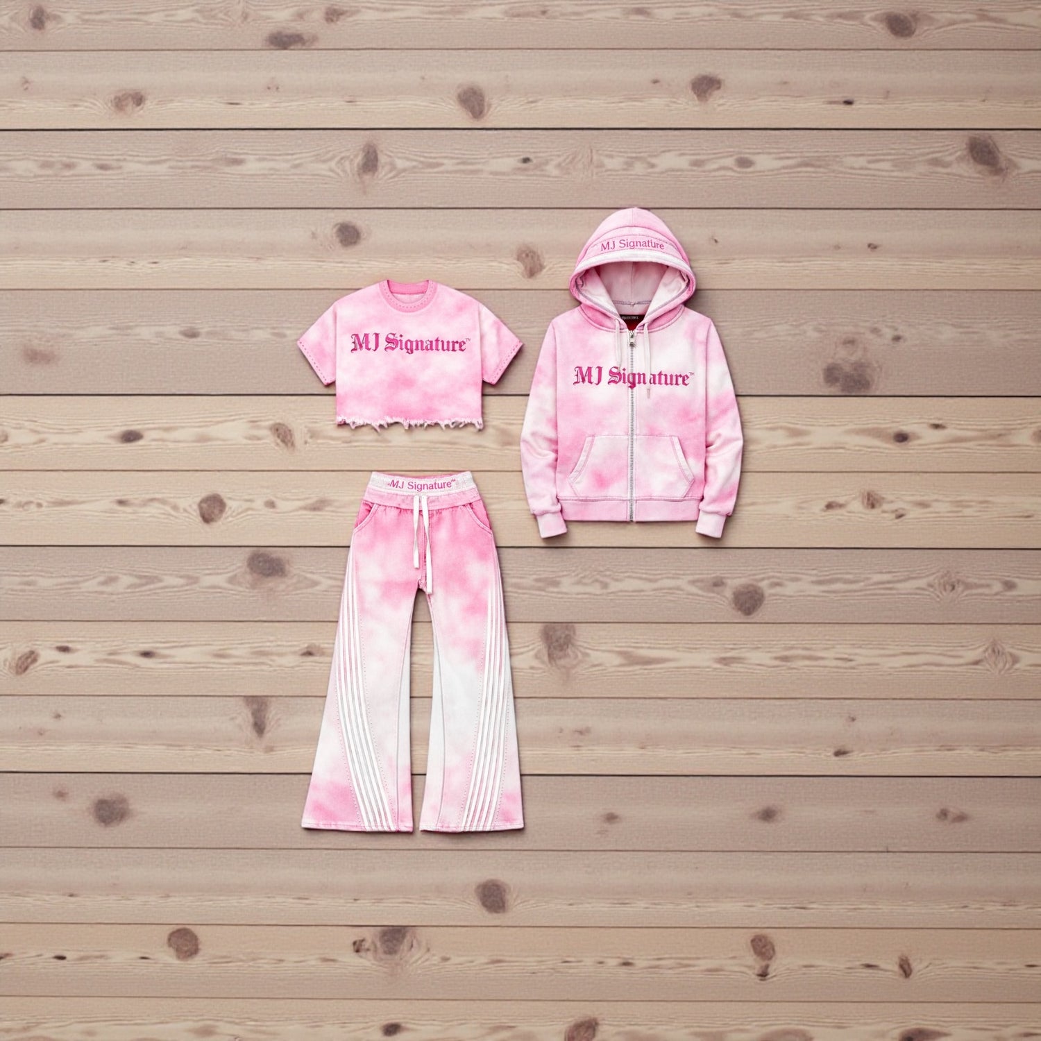 MJ Signature™ Rosé Cloud Luxe 3-Piece Set/Female.