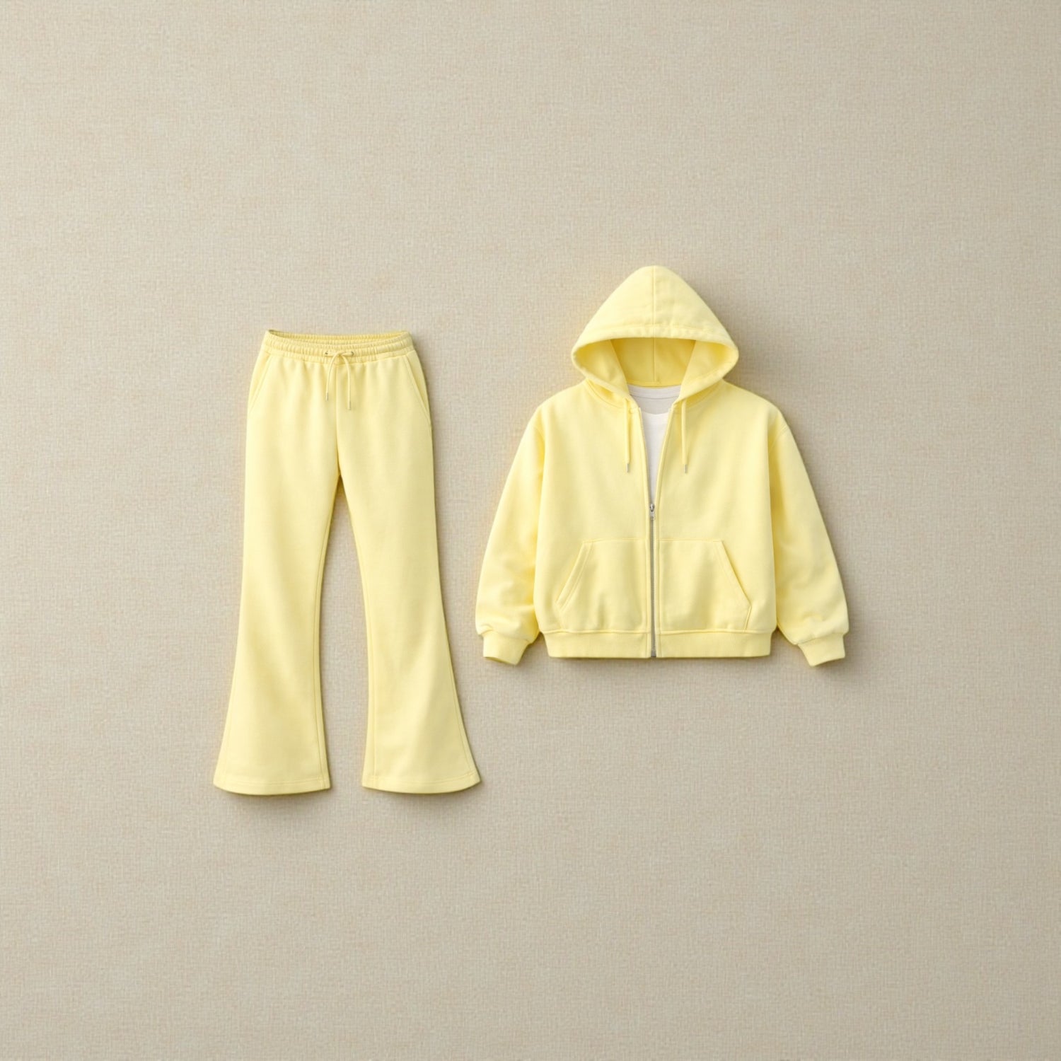 MJ Signature™ Minimal Lounge Set – Butter Yellow.