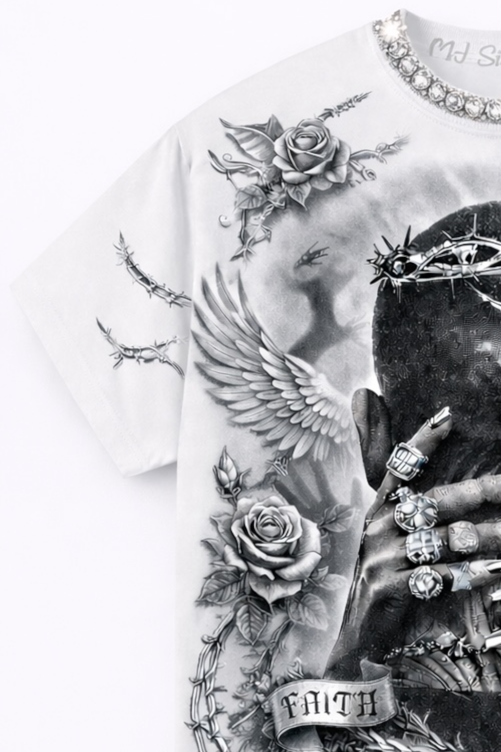 MJ Signature™ “Faith • Trust • Hope” Graphic T-Shirt.