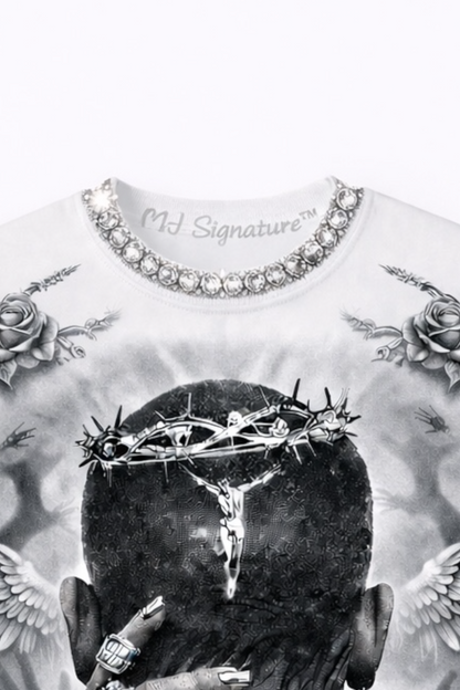 MJ Signature™ “Faith • Trust • Hope” Graphic T-Shirt.