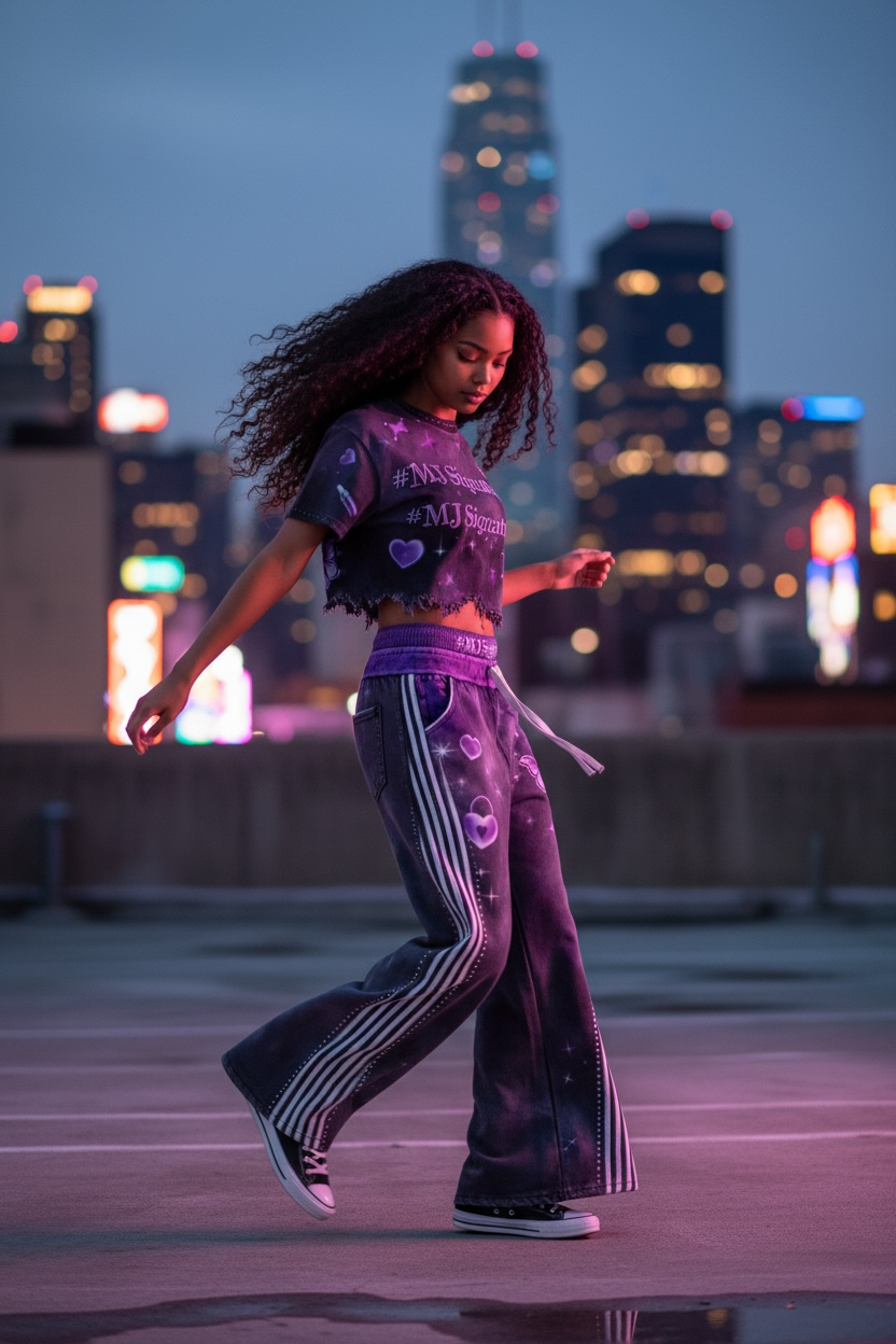 MJ Signature™ Chrome Purple Love Flare Set/Female.