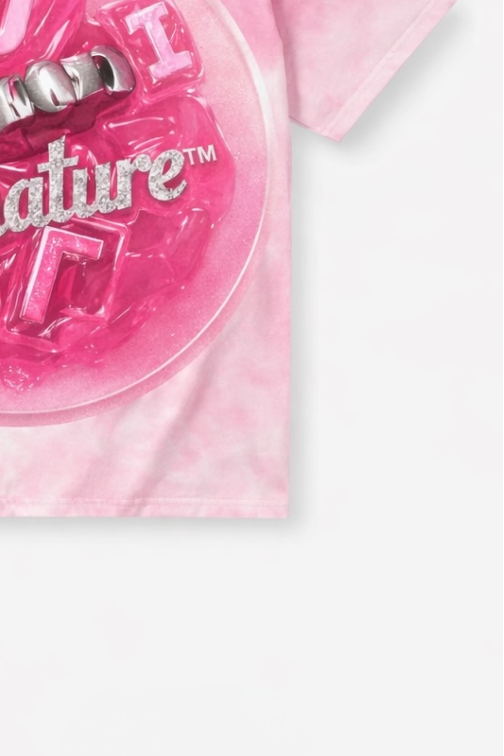 MJ Signature “Play Loud in the Noise” Graphic T-Shirt – Pink.