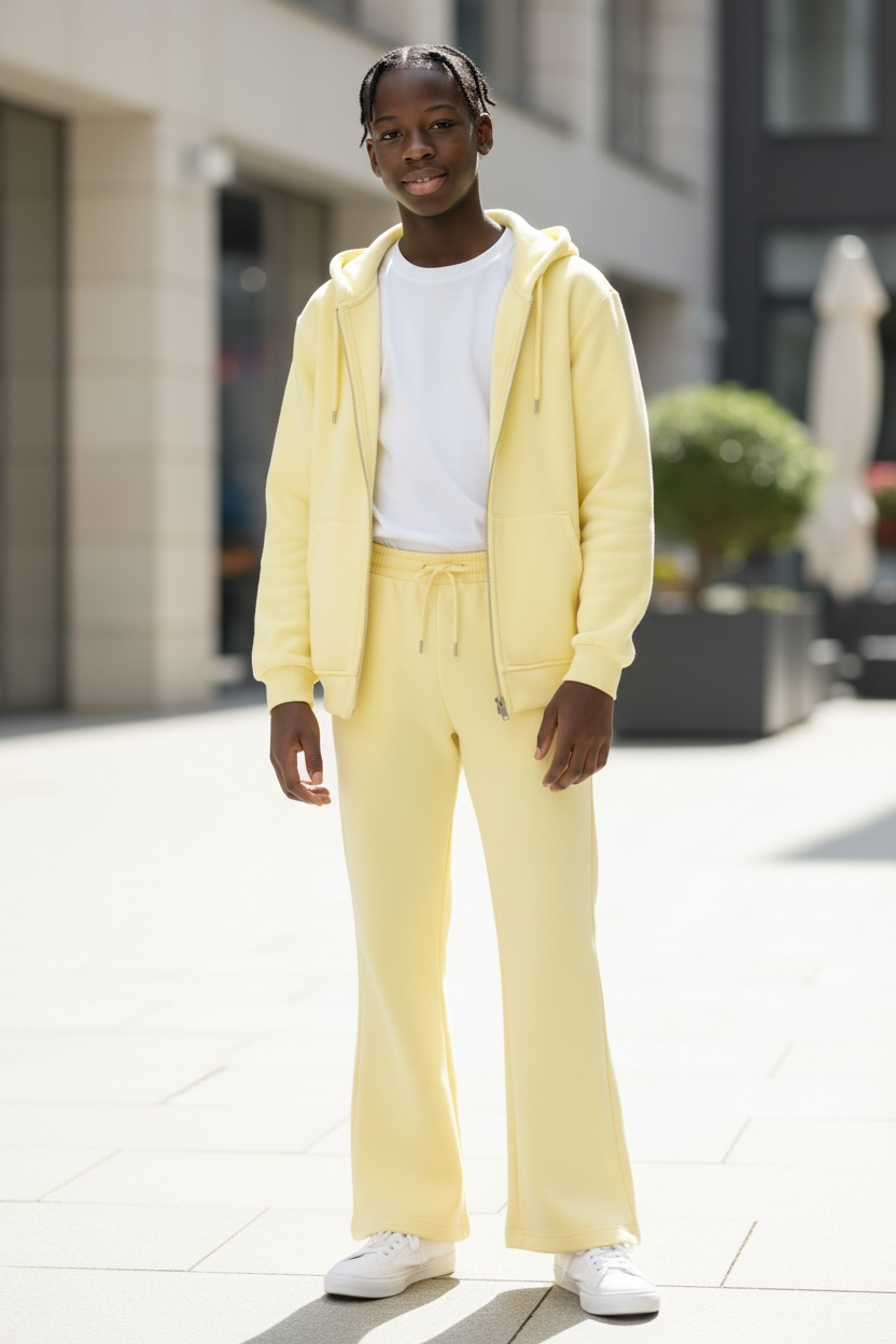 MJ Signature™ Minimal Lounge Set – Butter Yellow.