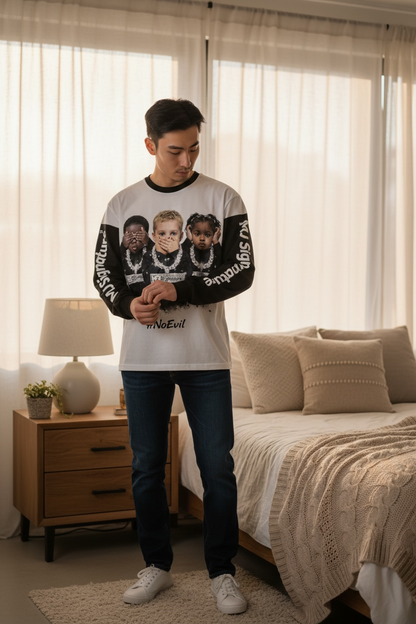 MJ Signature™ “No Evil” Long-Sleeve Tee.