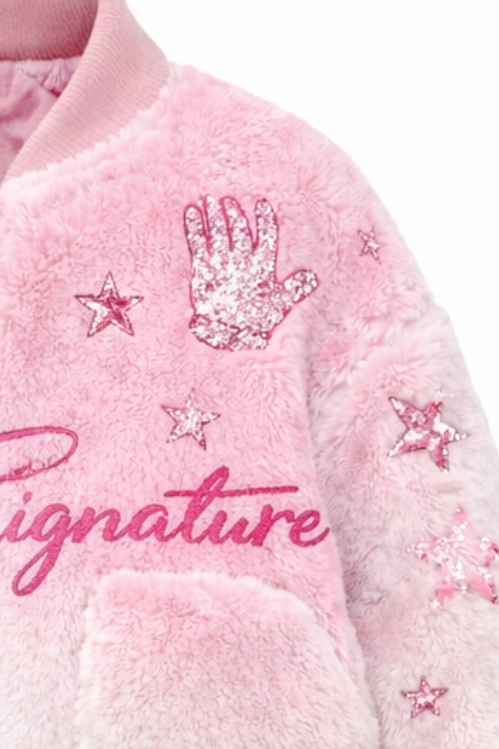 Faux Fur Jacket – Pink