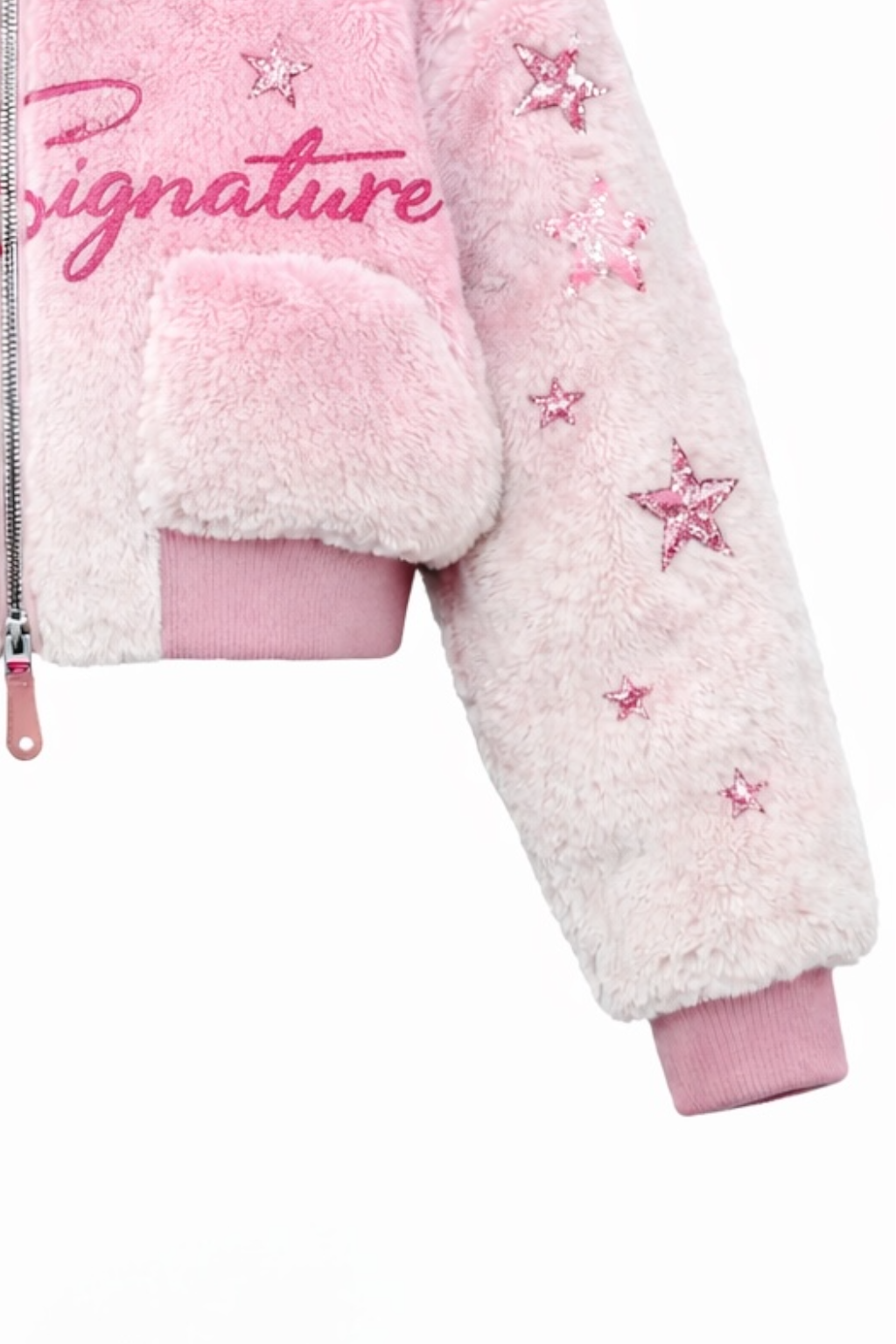 Faux Fur Jacket – Pink