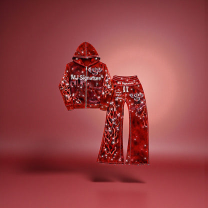 MJ Signature™ Inferno Tracksuit – Red.