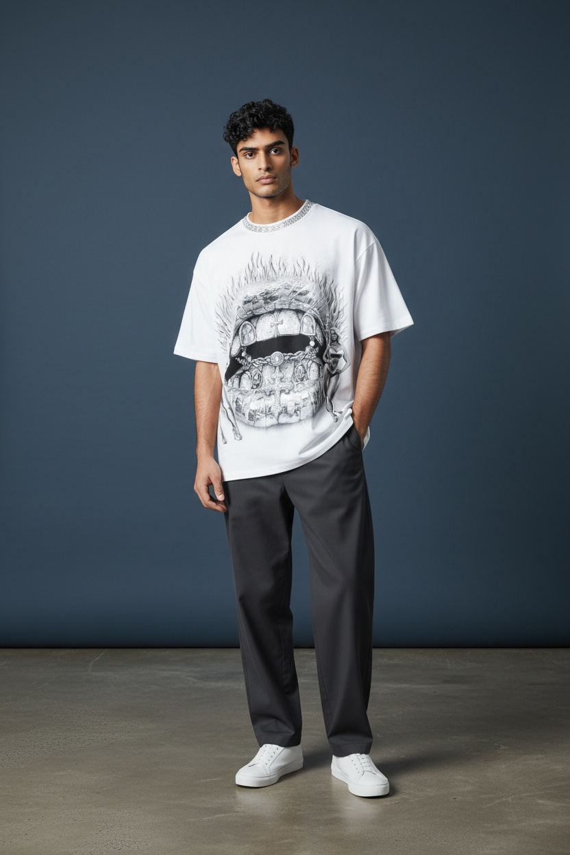 MJ Signature™ Chrome Luxe Graphic T-Shirt.