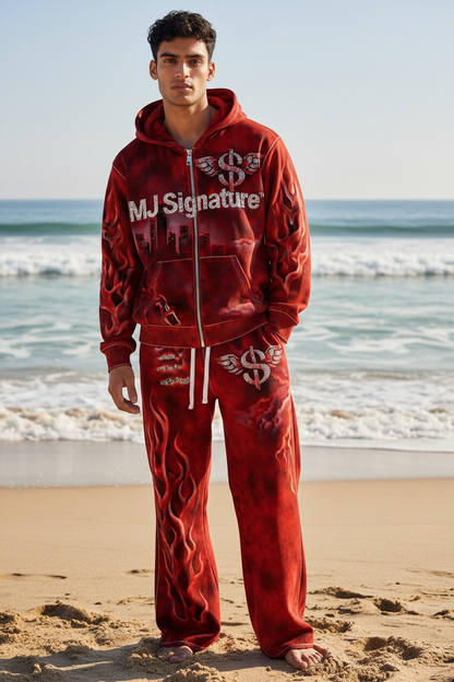 MJ Signature™ Inferno Tracksuit – Red.