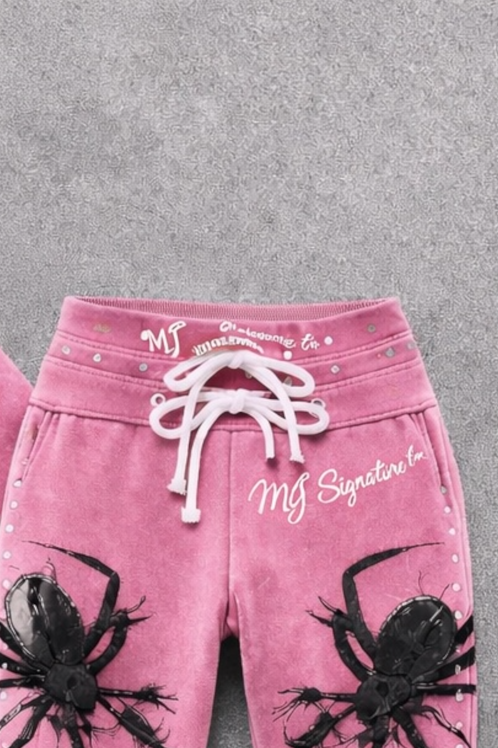 MJ Signature™ Pink Spider Hoodie &amp; Flared Jogger Set.