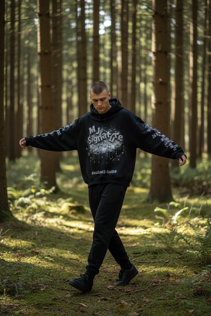 MJ Signature “Walk With Faith” Hoodie.