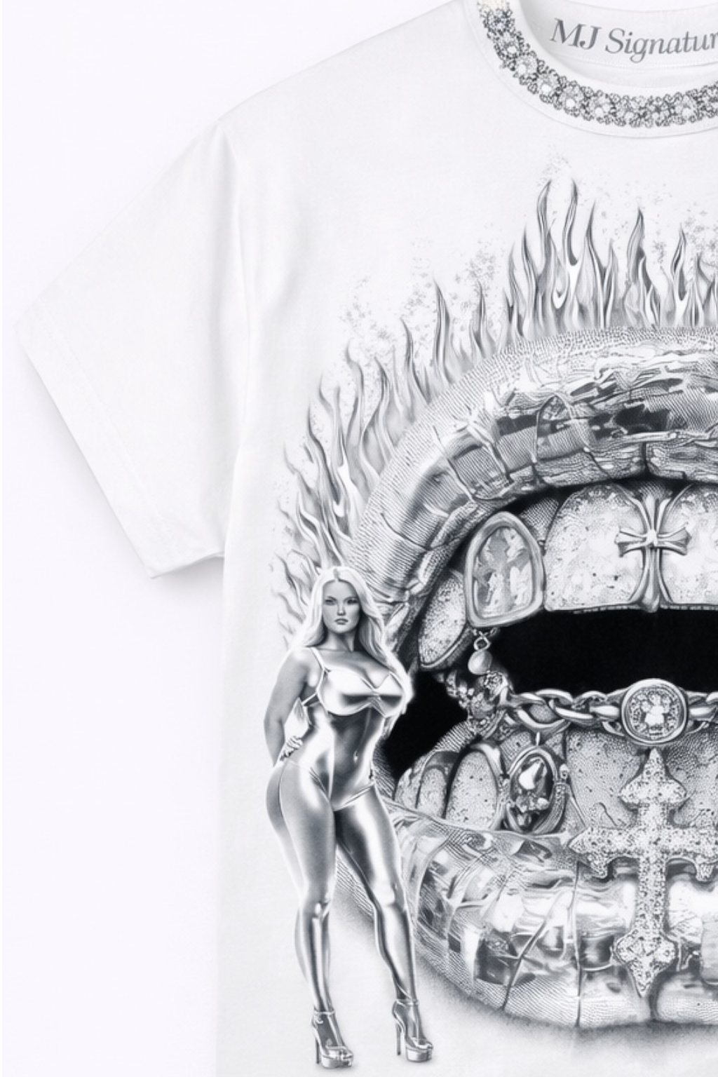 MJ Signature™ Chrome Luxe Graphic T-Shirt.