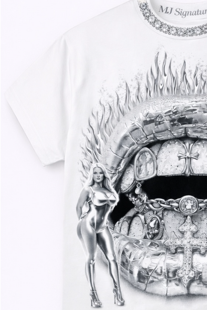 MJ Signature™ Chrome Luxe Graphic T-Shirt.