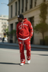 Chrome Hearts Men’s Hoodie & Joggers Set/Red Set.