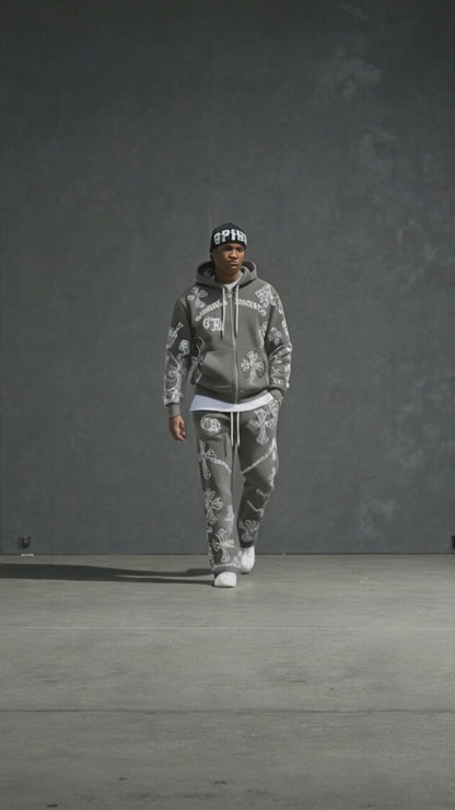 Chrome Hearts Hoodie &amp; Jogger Set/Gravy Set.